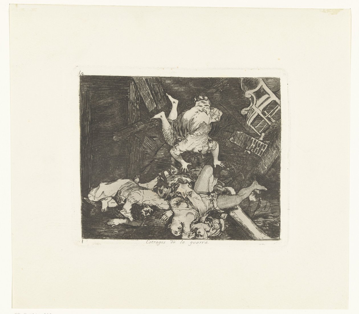 战争的蹂躏
Estragos de la guerra（物品上的标题）
战争的恐怖（系列名称）
Los Desastres de la Guerra（系列标题） 作者 弗朗西斯科·德·戈雅