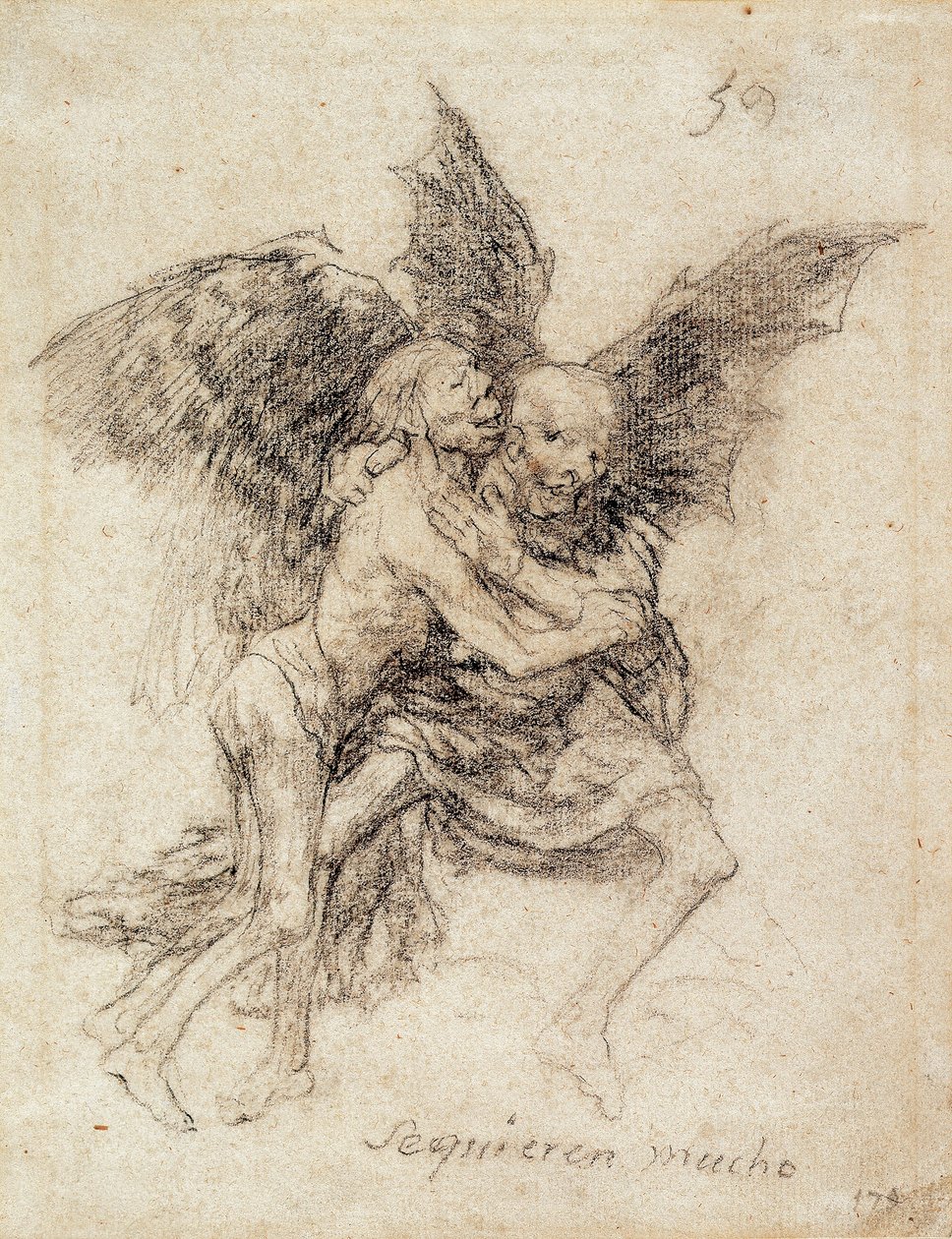 Se quieren mucho (They love each other very much) 作者 弗朗西斯科·德·戈雅