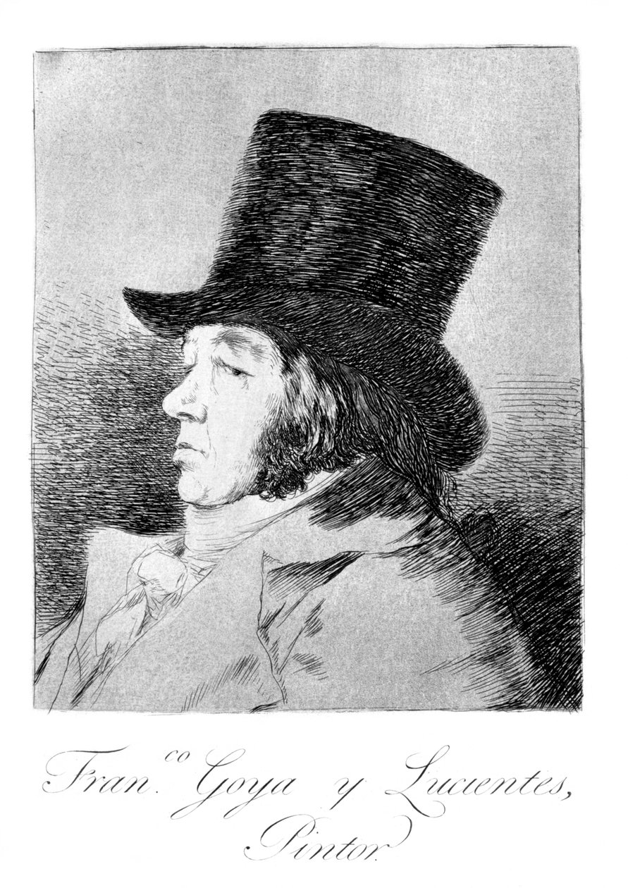自画像，1799年 作者 弗朗西斯科·德·戈雅