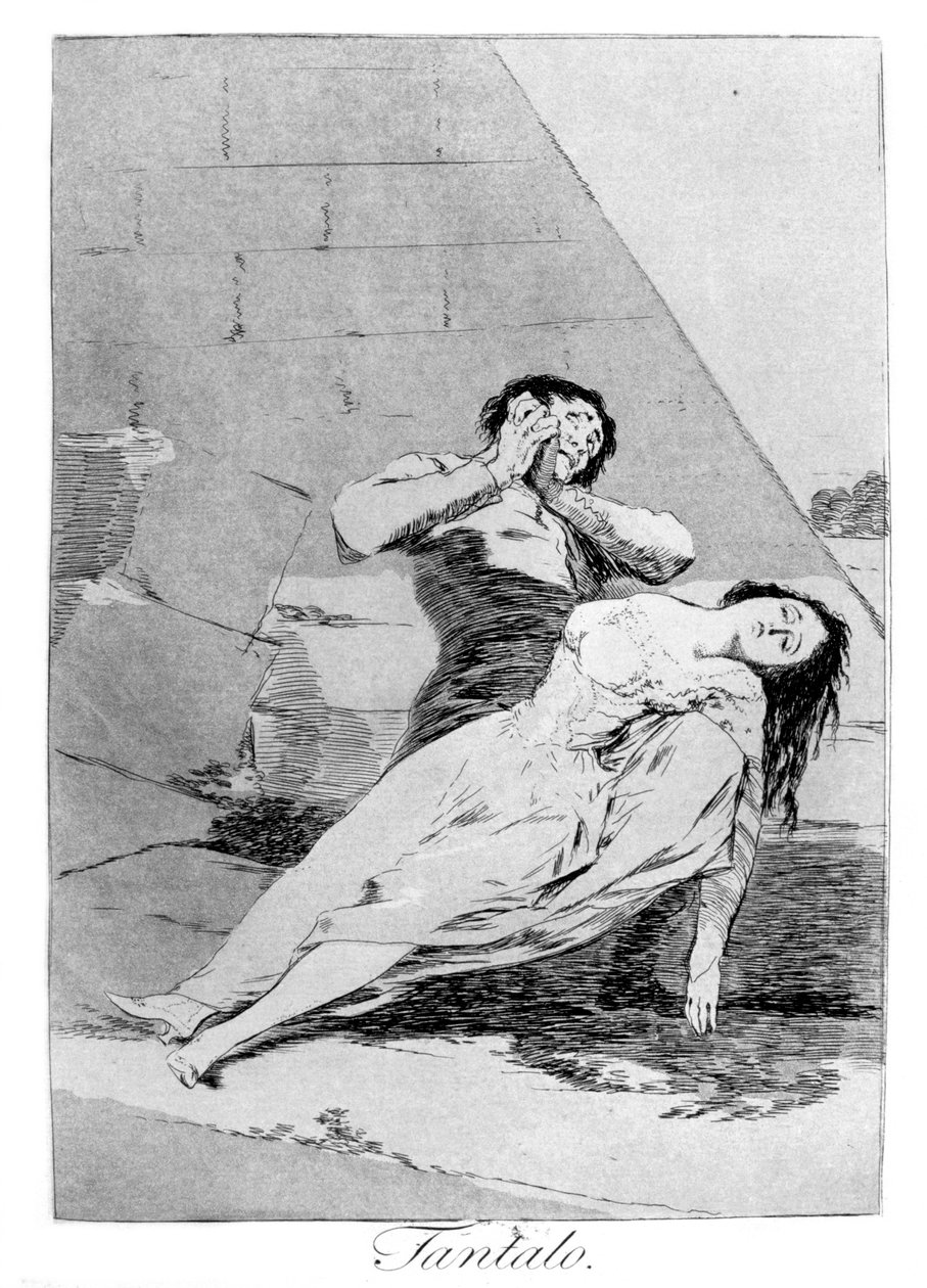 坦塔拉斯，1799年 作者 弗朗西斯科·德·戈雅