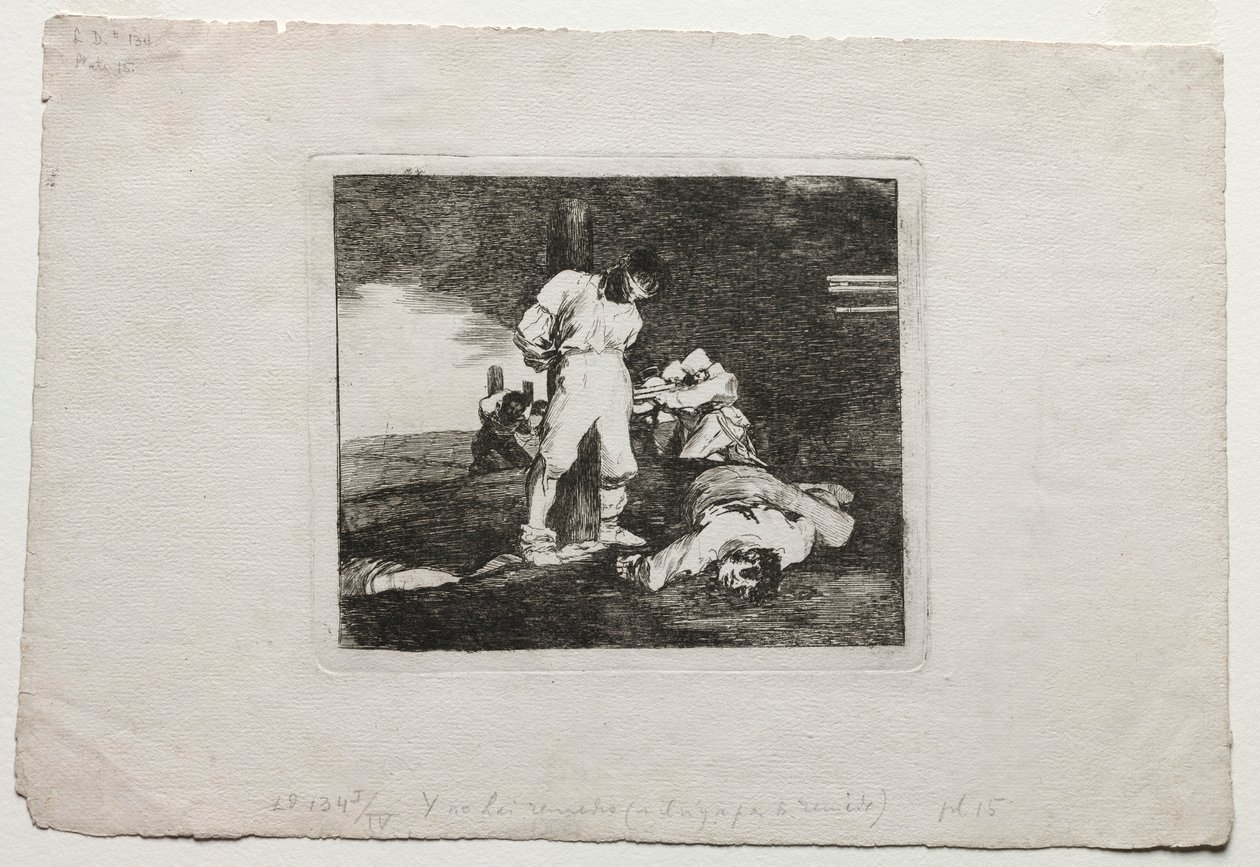战争灾难：没有任何帮助，1810-1820年。 作者 弗朗西斯科·德·戈雅