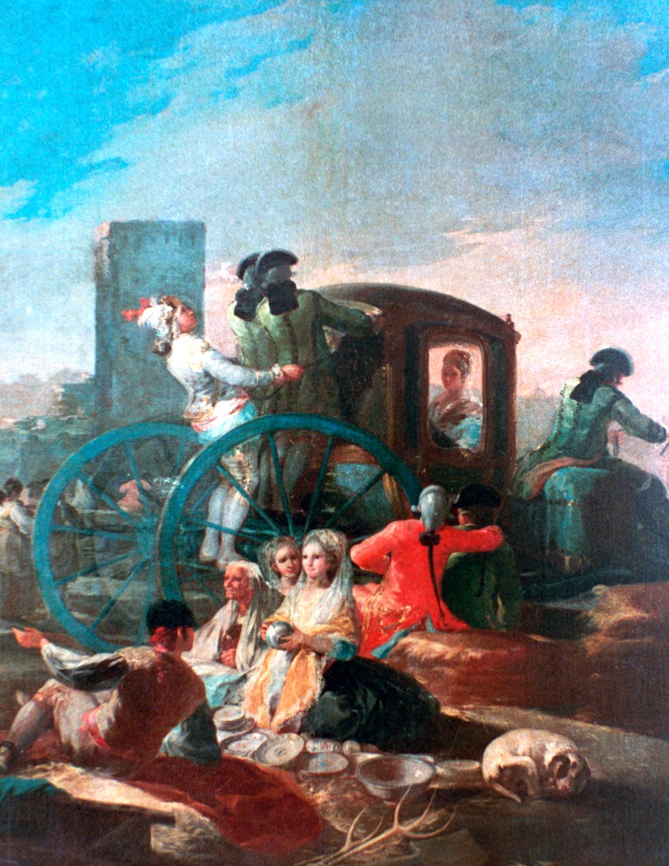 陶器商人，1778年 作者 弗朗西斯科·德·戈雅