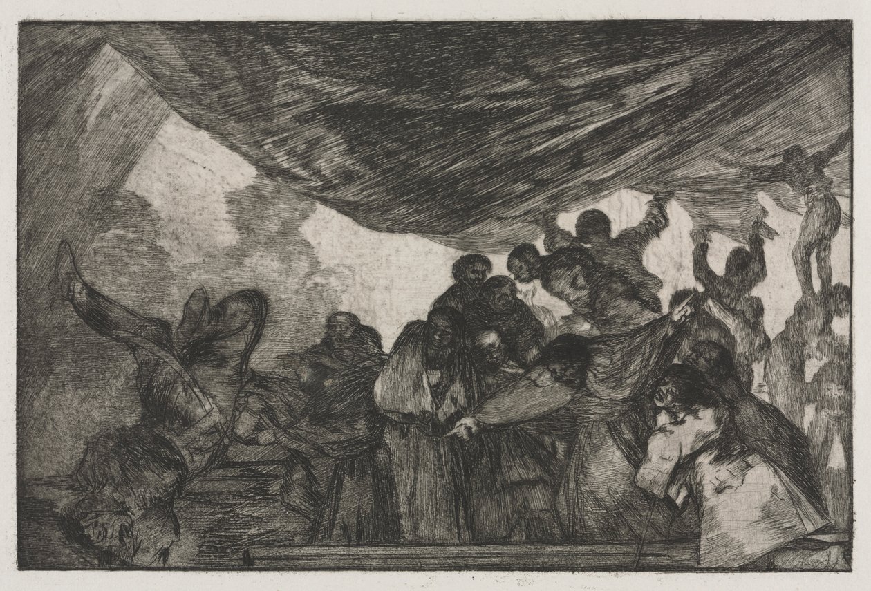 箴言：Clear Folly，1864年。 作者 弗朗西斯科·德·戈雅