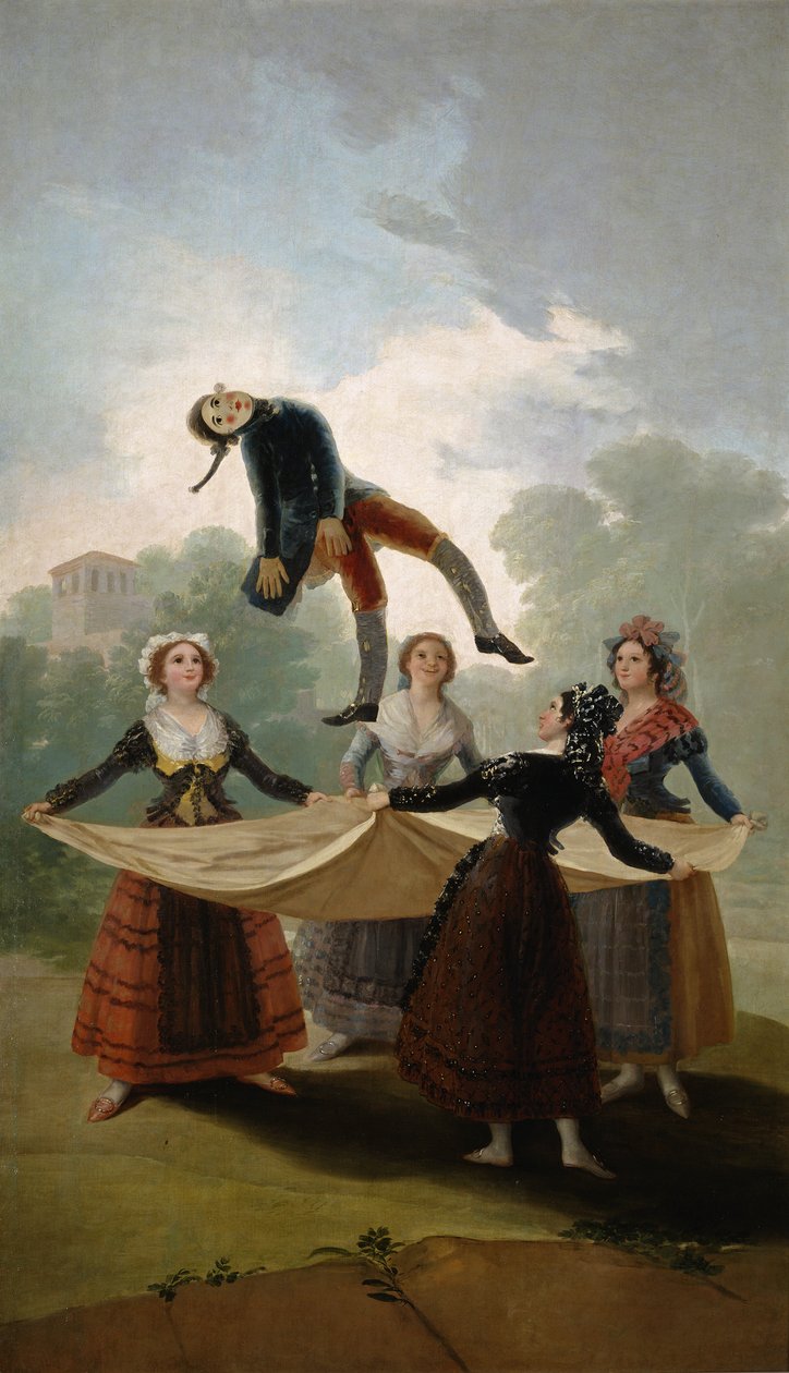 稻草矮人El Pelele，1791-1792年 作者 弗朗西斯科·德·戈雅