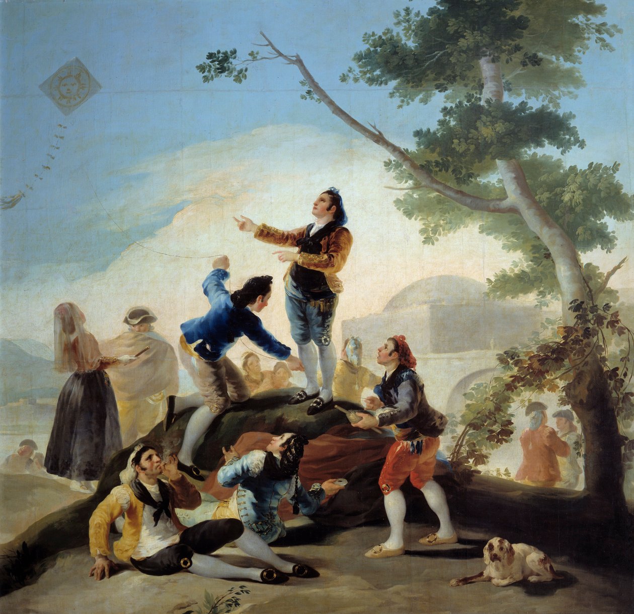 会飞的鹿。 弗朗西斯科·德·戈雅 (Francisco De Goya) 的绘画 (1746-1828) 作者 弗朗西斯科·德·戈雅