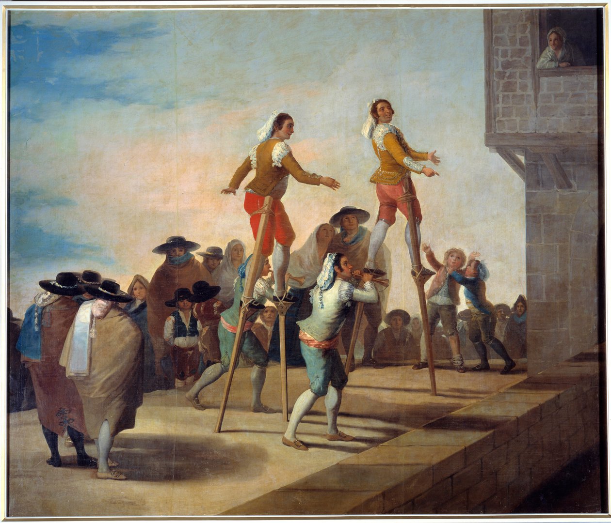 头皮。 弗朗西斯科·德·戈雅 (Francisco De Goya) 的绘画 (1746-1828) 作者 弗朗西斯科·德·戈雅