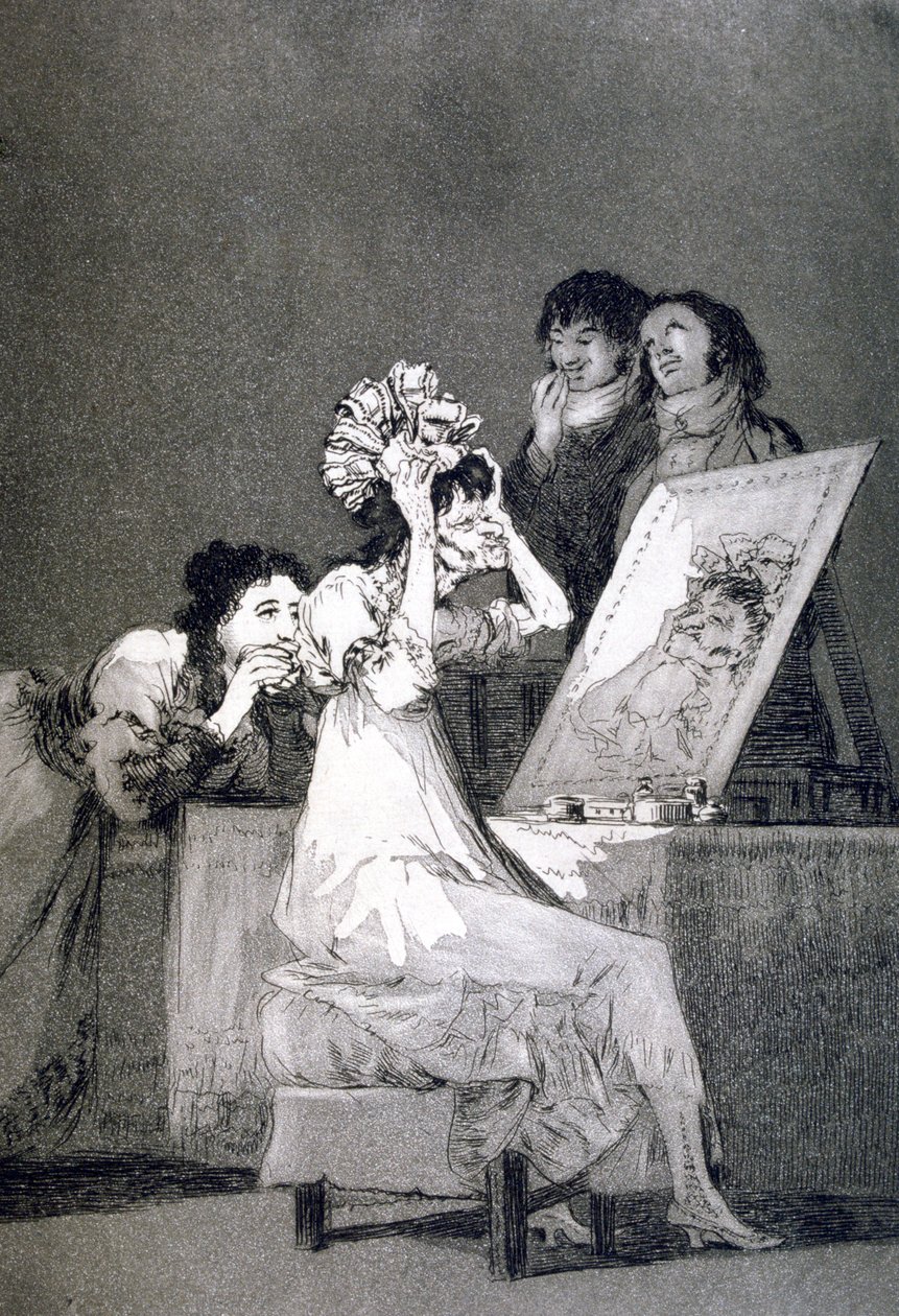 直到死亡，1799年 作者 弗朗西斯科·德·戈雅