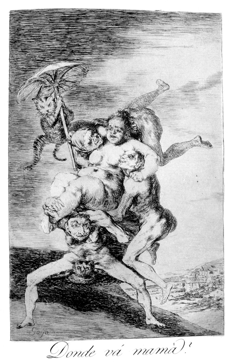 母亲去哪儿，1799年 作者 弗朗西斯科·德·戈雅