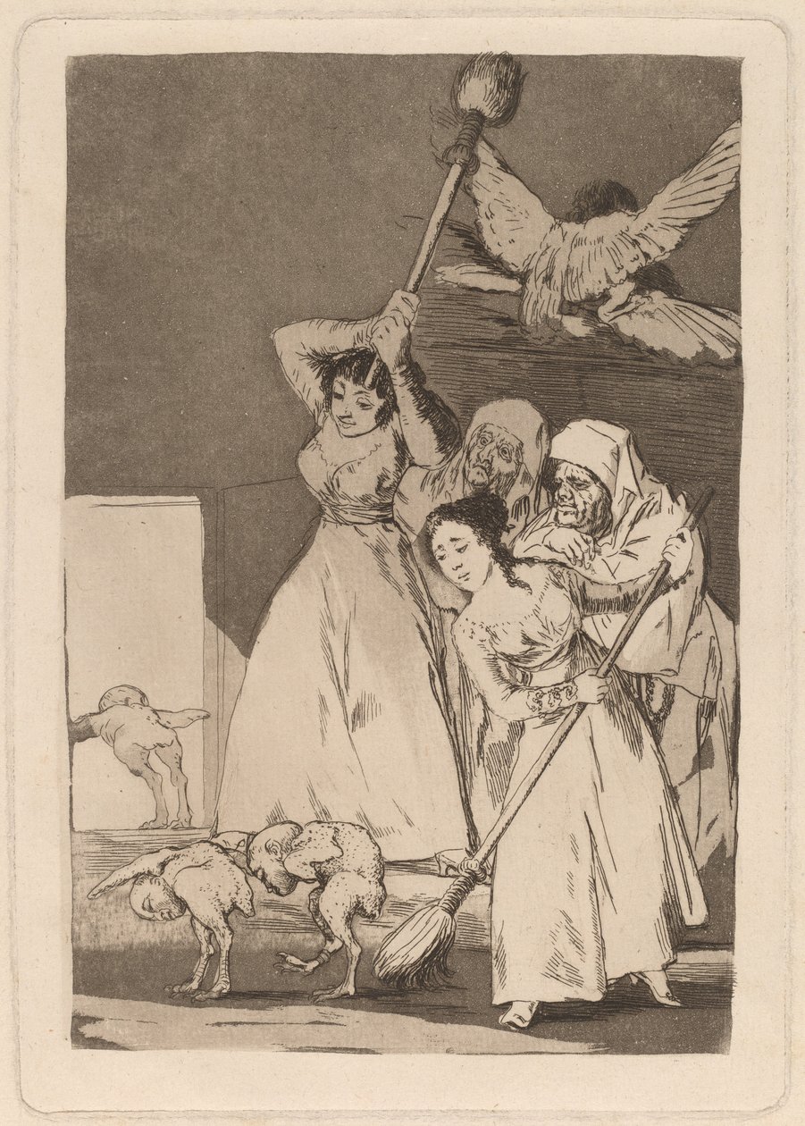 Ya van desplumados (There They Go Plucked) 作者 弗朗西斯科·德·戈雅