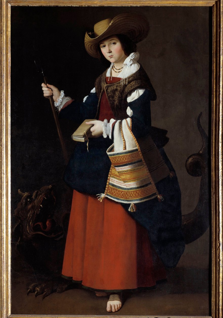 肖像 enpied de Saint Margarita d