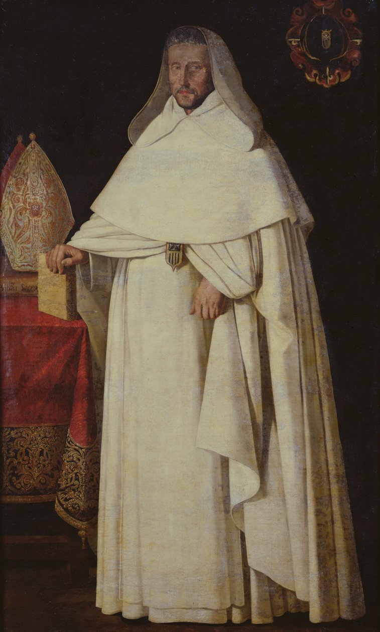 Felipe de Guimaran的肖像，1630-33 作者 弗朗西斯科·德祖巴兰