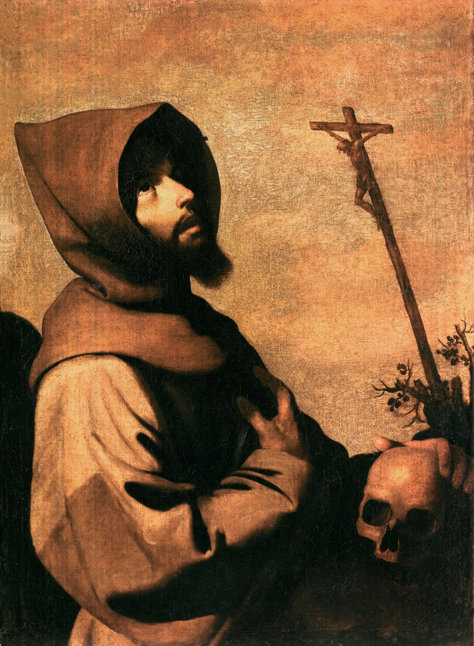 St. Francis in Ecstasy, c. 1659 (oil on canvas) 作者 弗朗西斯科·德祖巴兰