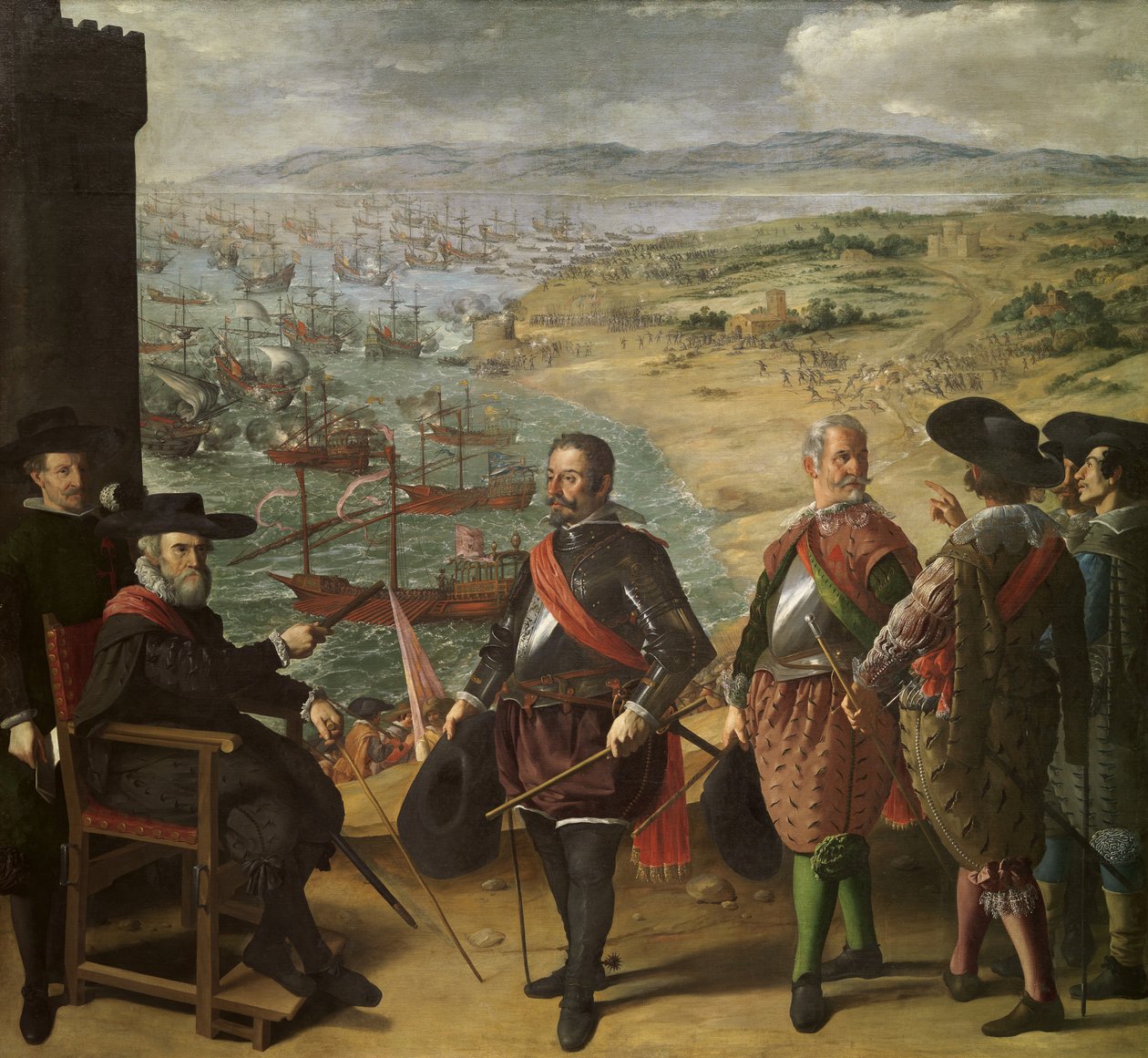 加的斯对英语的防御，1625年，1634-1635年 作者 弗朗西斯科·德祖巴兰