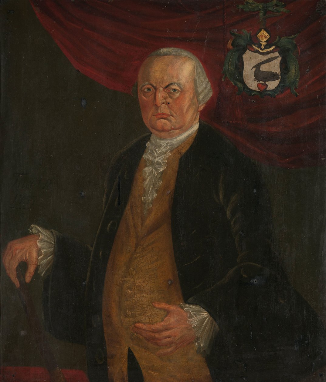 荷兰东印度公司总督雷尼尔·德克勒克的肖像 作者 Franciscus Josephus Fricot（归因于）