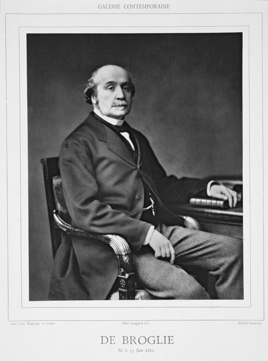 Jacques Victor Albert de Broglie（1821-1901），来自&39;Galerie Contemporaine&39;，c.1874-78 作者 法兰克