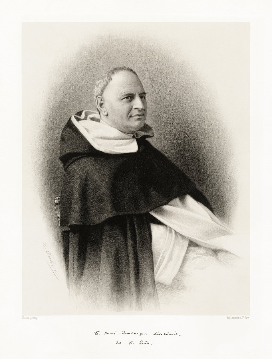 Jean Baptiste Henri Dominique Lacordaire，1865-66 作者 法兰克