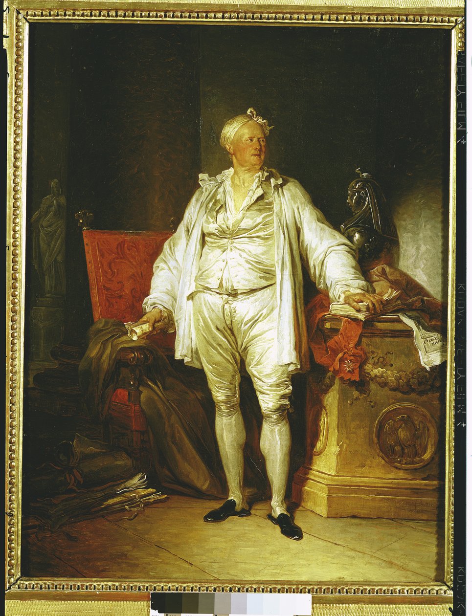 Monsieur Bergeret de Grancourt（1715-85）1774年的肖像 作者 弗朗索瓦·安德烈·文森特