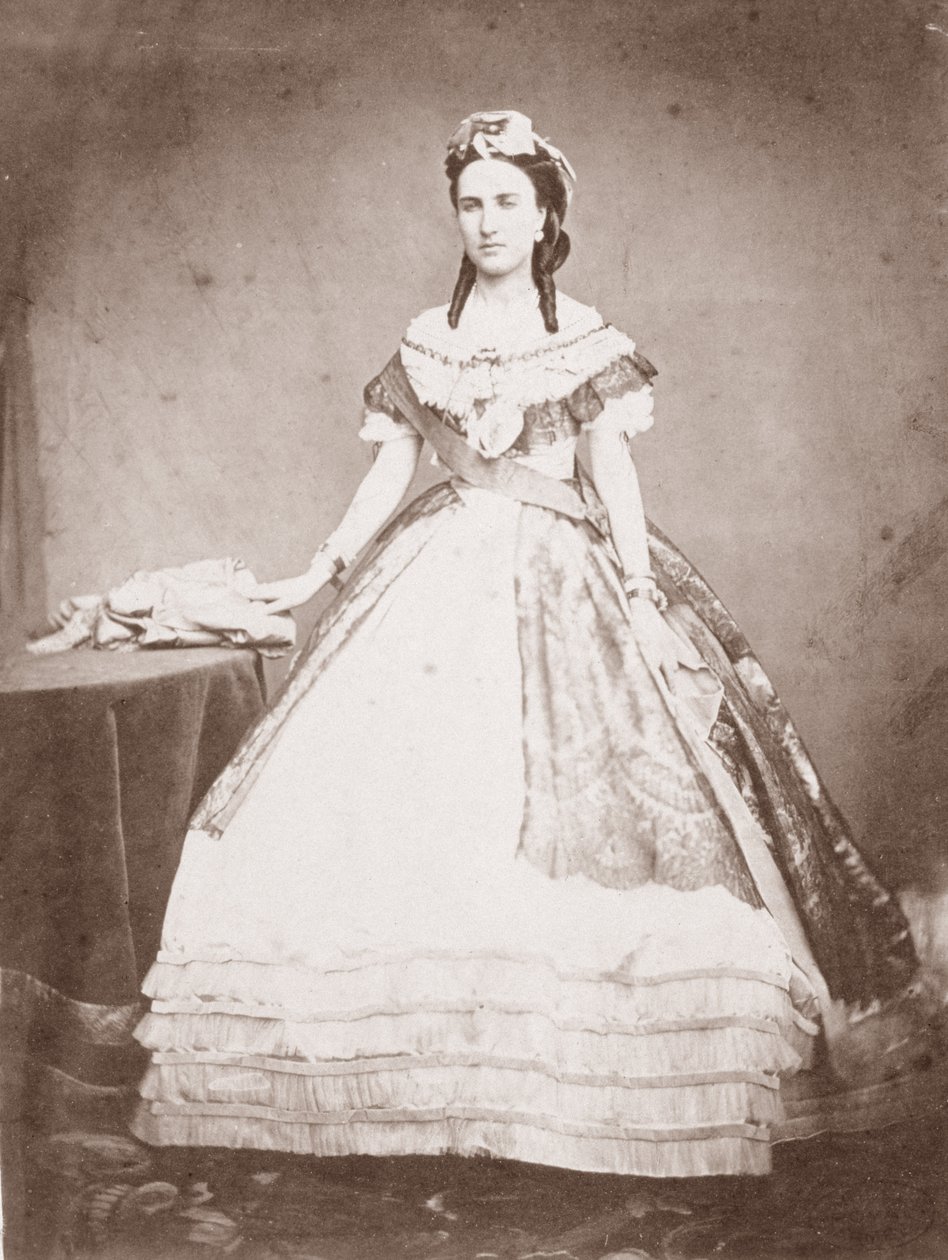 Saxe-Cobourg-Gotha的夏洛特（1840-1927）比利时公主和墨西哥皇后 作者 弗朗索瓦·奥伯特