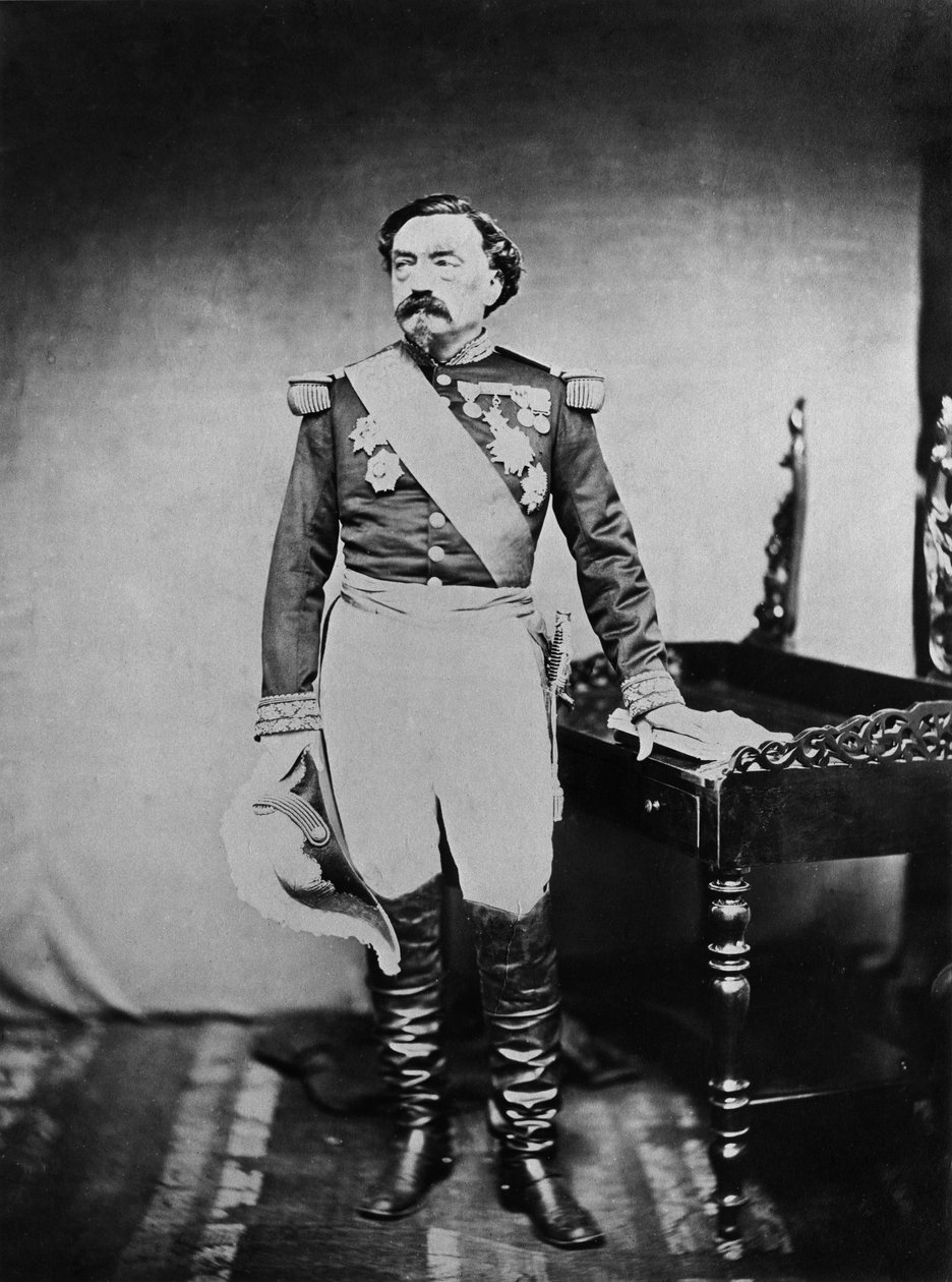 Elie Frederic Forey（1804-72）法国马歇尔的肖像 作者 弗朗索瓦·奥伯特