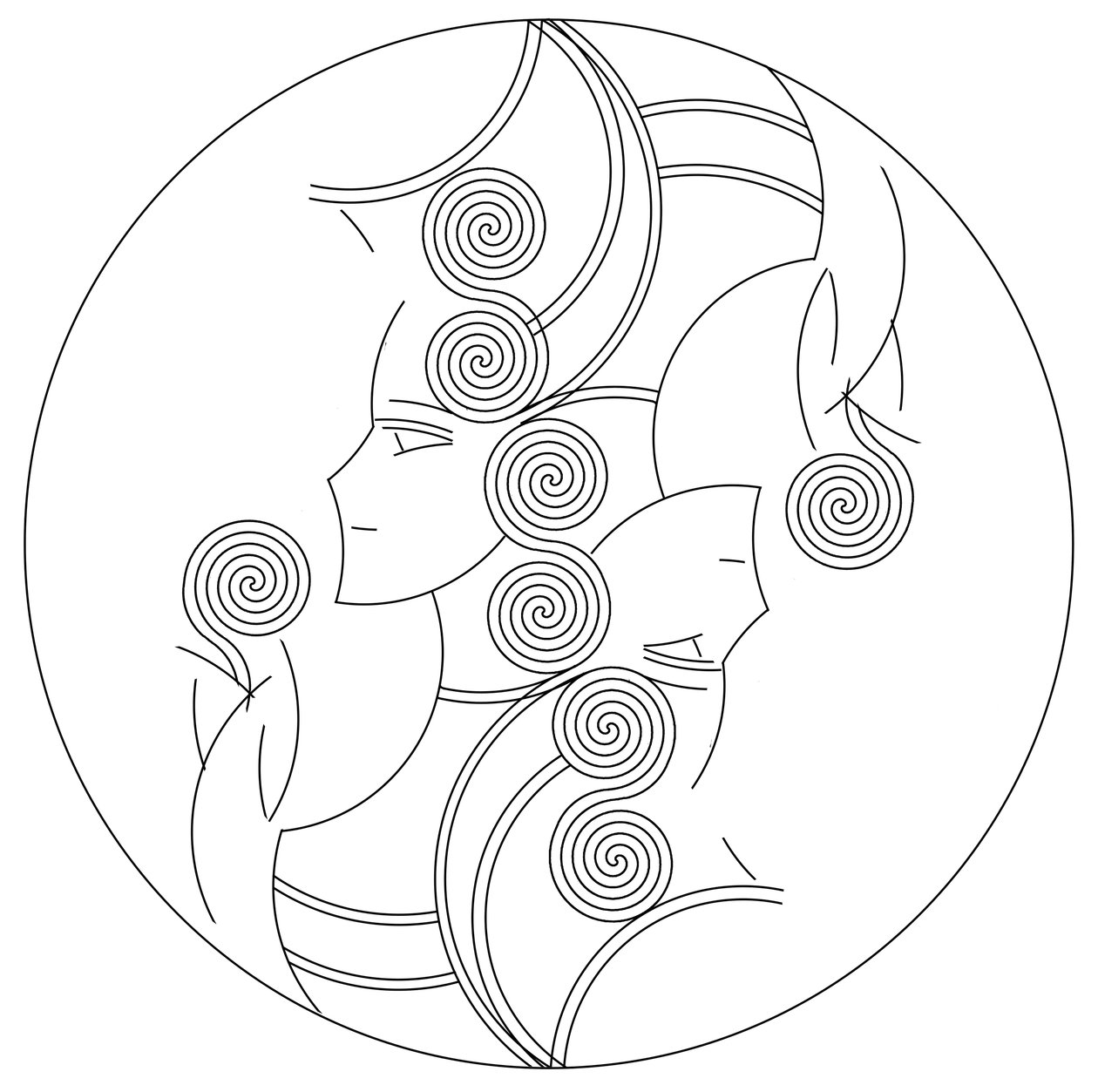 女王，2015，（数字绘画） 作者 弗朗索瓦域