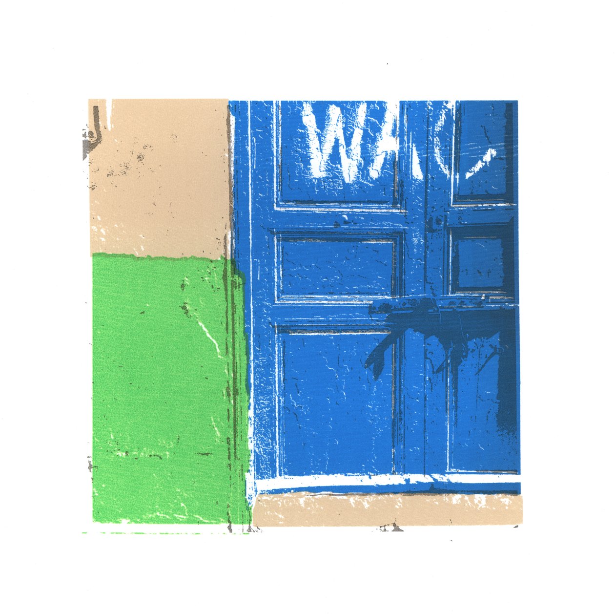 WAC，2015年，（纸上丝网印刷） 作者 弗朗索瓦域