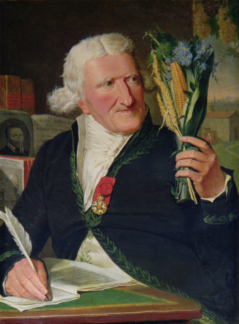 Antoine Augustin Parmentier的肖像（1737-1813） 作者 弗朗索瓦·杜蒙