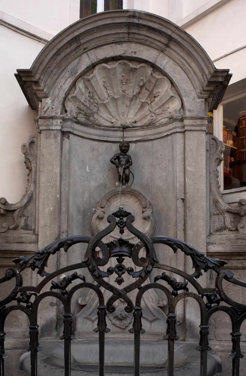 Manneken Pis，1619（铜牌） 作者 弗朗索瓦·杜克诺（Francois Duquesnoy）