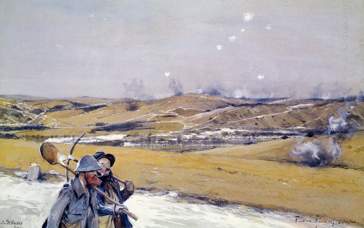 凡尔登，1916年 作者 弗朗索瓦·弗拉蒙