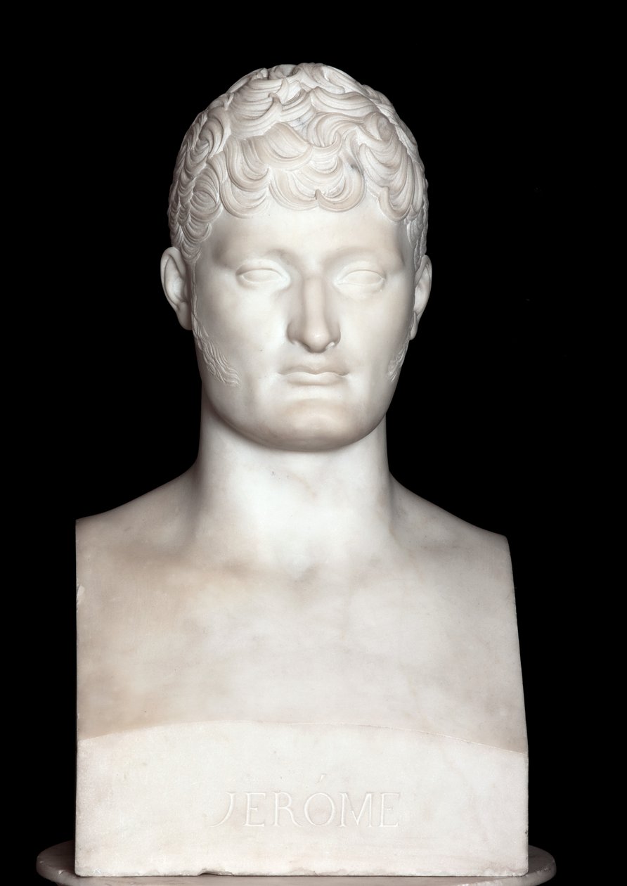 Jerome Bonaparte（大理石）的半身像 作者 弗朗索瓦·约瑟夫·博西奥