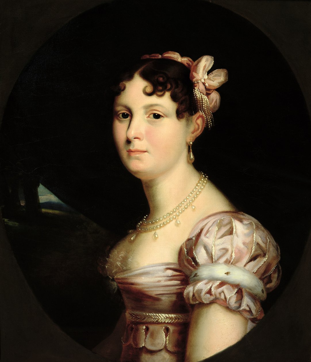 Wurtemberg凯瑟琳的肖像（1783-1835）威斯特伐利亚女王，1810年 作者 弗朗索瓦·约瑟夫·金森