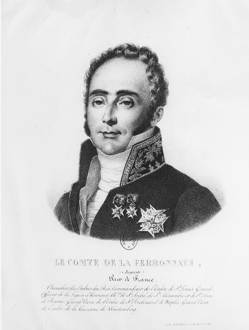 伯爵Auguste de la Ferronays（1777-1842） 作者 弗朗索瓦·勒维拉