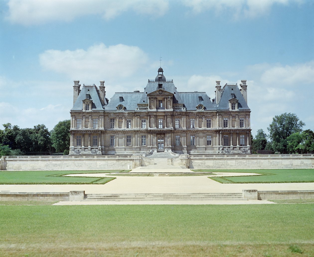 Chateau de Maisons-Laffitte东立面的看法，建立1642-51 作者 弗朗索瓦·曼萨特