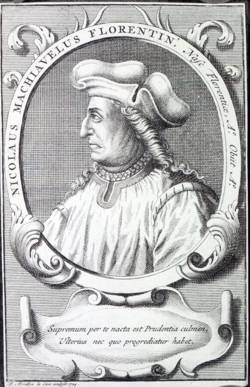 Nicoloo Machiavelli，1724年 作者 弗朗索瓦·莫雷隆拉洞