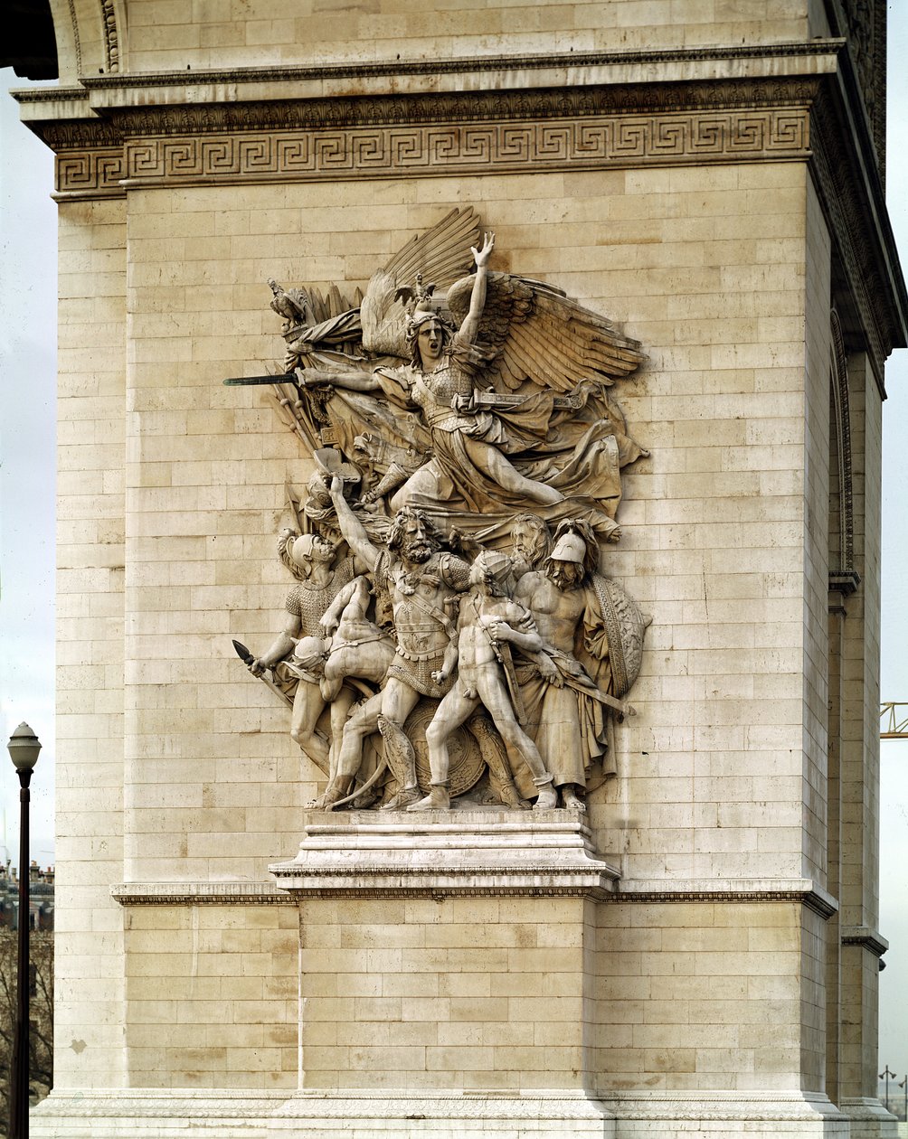 La Marseillaise，1832年至1935年凯旋门东面的细节 作者 弗朗索瓦·鲁德