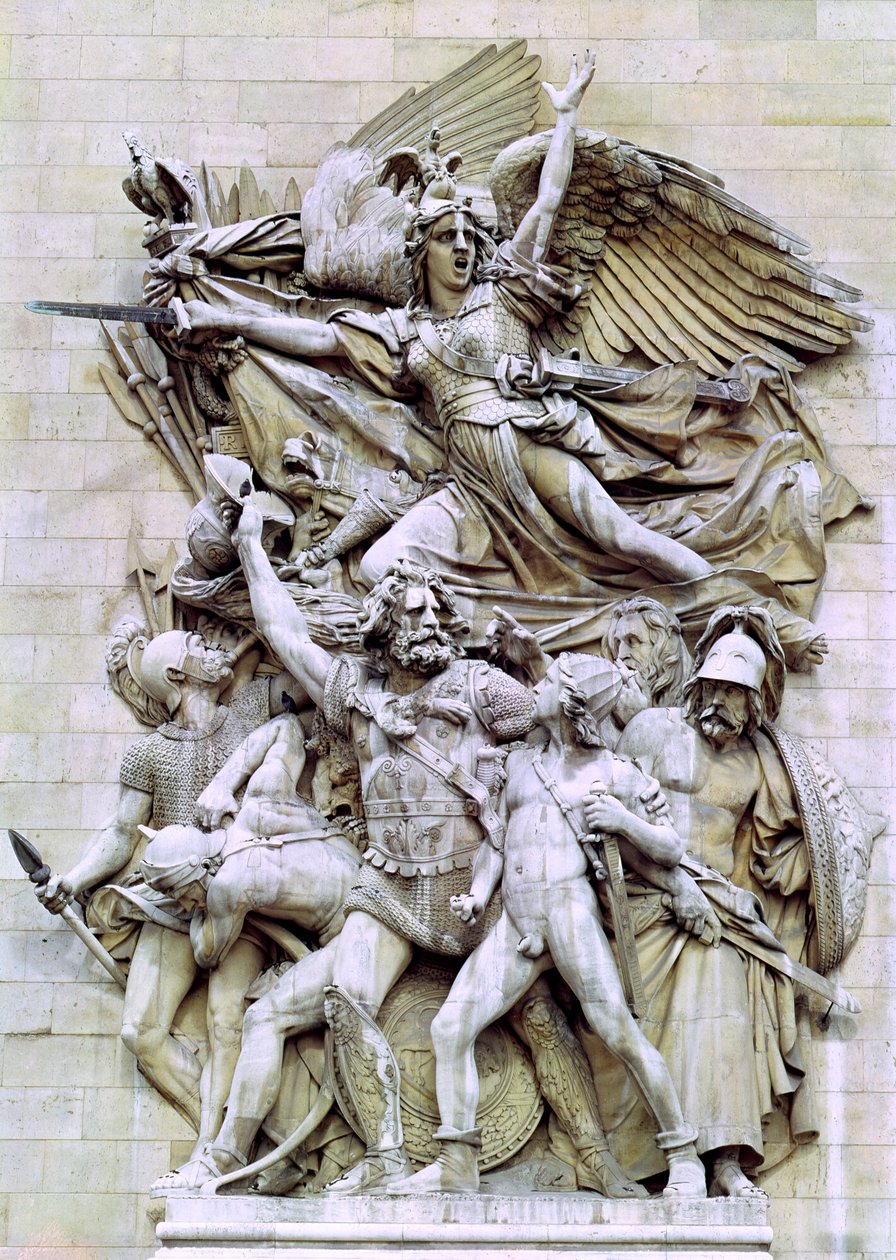 La Marseillaise，1832年至1935年凯旋门东面的细节 作者 弗朗索瓦·鲁德