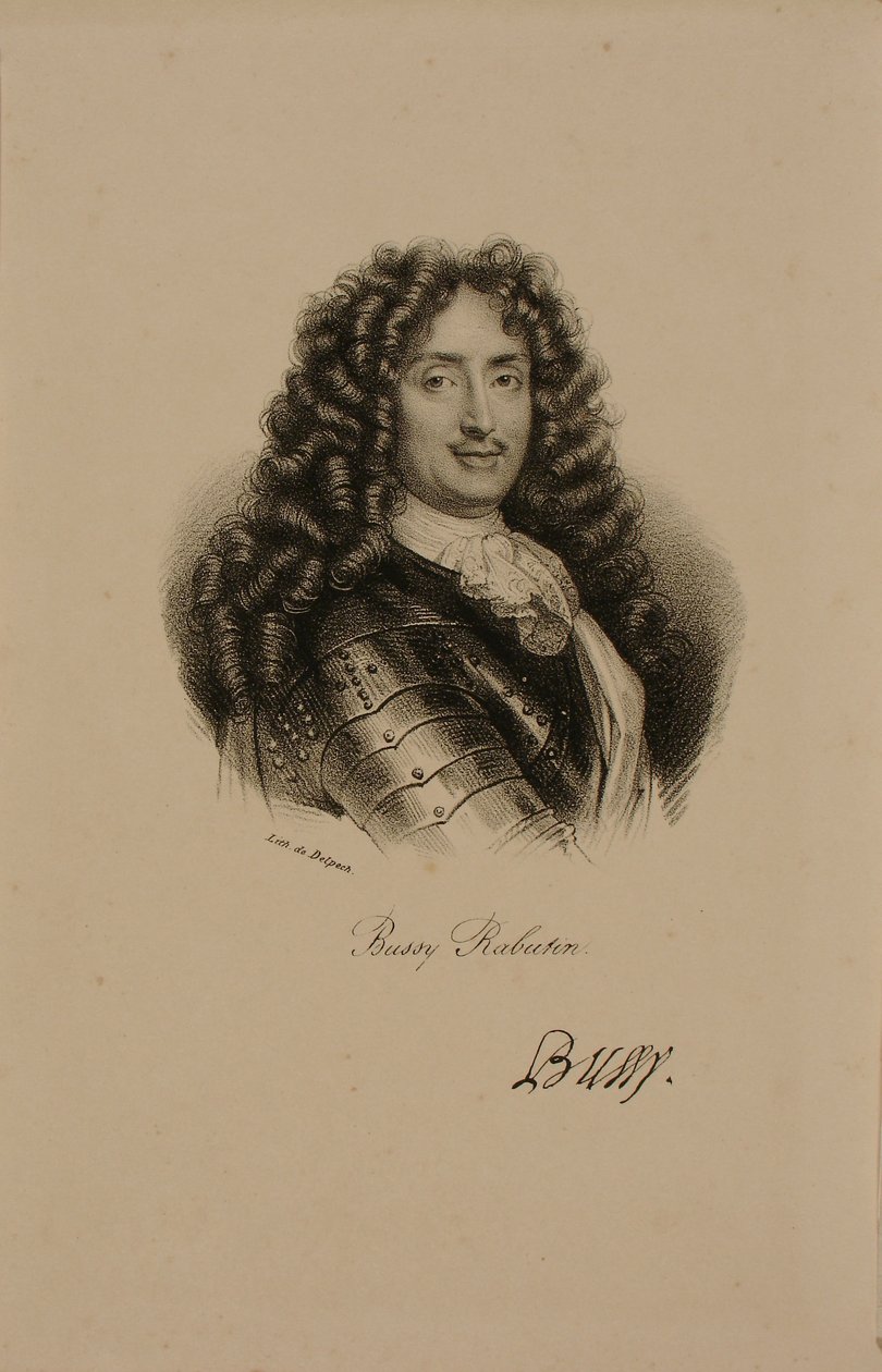 Roger Bussy de Rabutin伯爵的肖像（1618-93） 作者 弗朗索瓦·塞拉芬·德尔佩奇