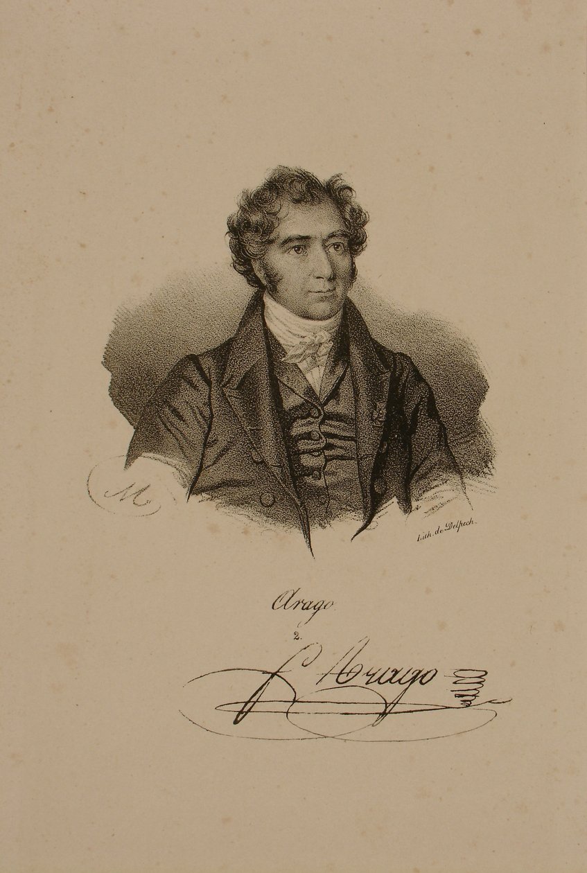 Dominique Francois Jean Arago的肖像（1786-1853） 作者 弗朗索瓦·塞拉芬·德尔佩奇