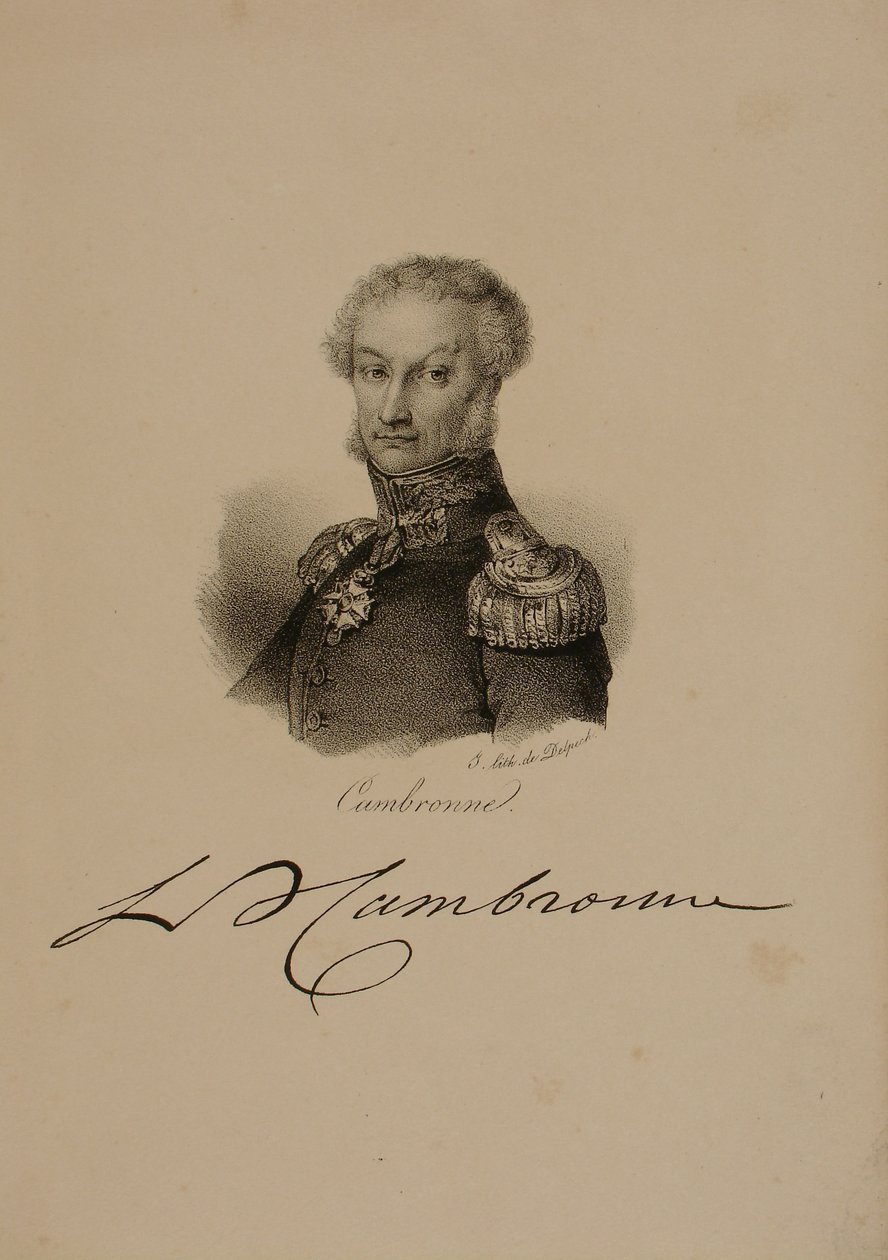 Etienne Cambronne将军的肖像（1770-1842） 作者 弗朗索瓦·塞拉芬·德尔佩奇