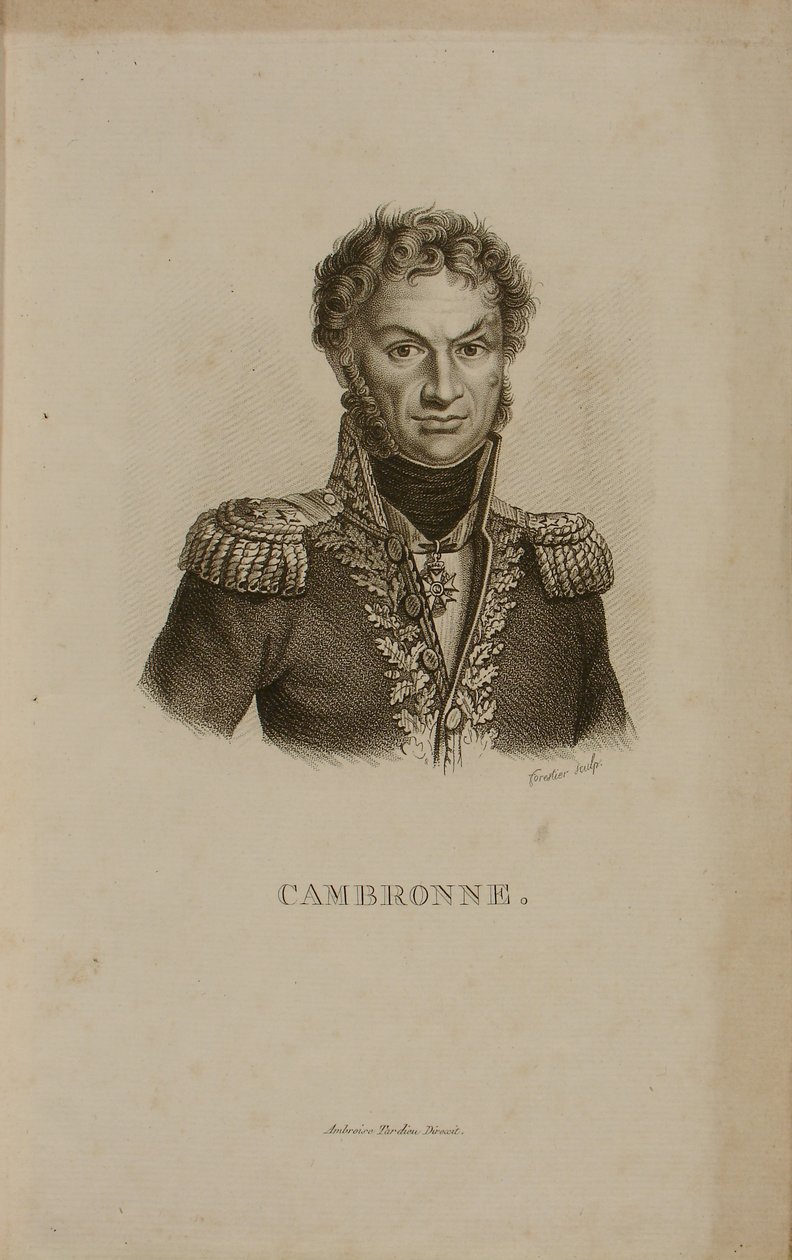 Etienne Cambronne将军的肖像（1770-1842） 作者 弗朗索瓦·塞拉芬·德尔佩奇