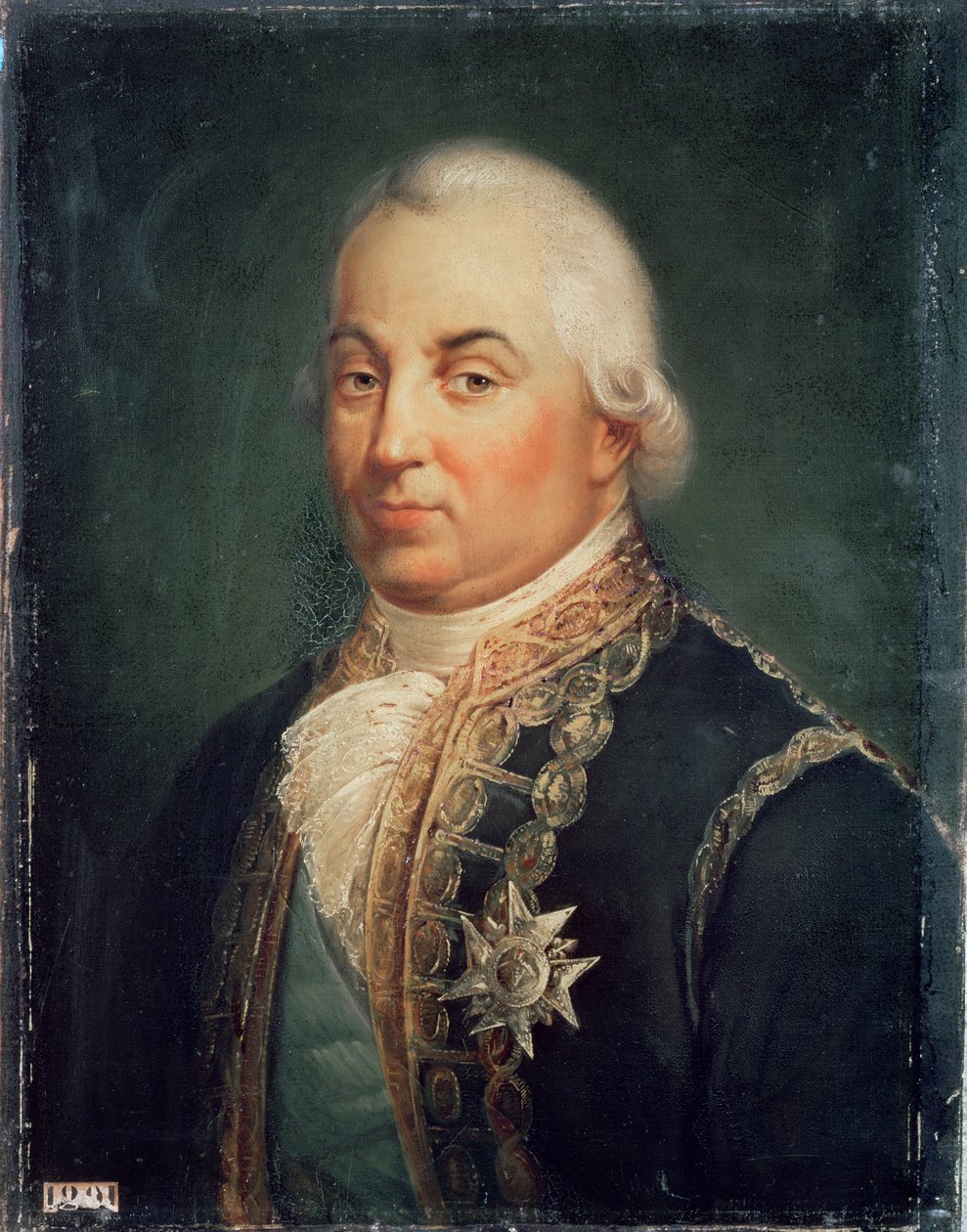 Pierre de Suffren-Saint-Tropez（1729-88）法国海军上将，1835年 作者 弗朗索瓦·文森特·马修·拉蒂尔