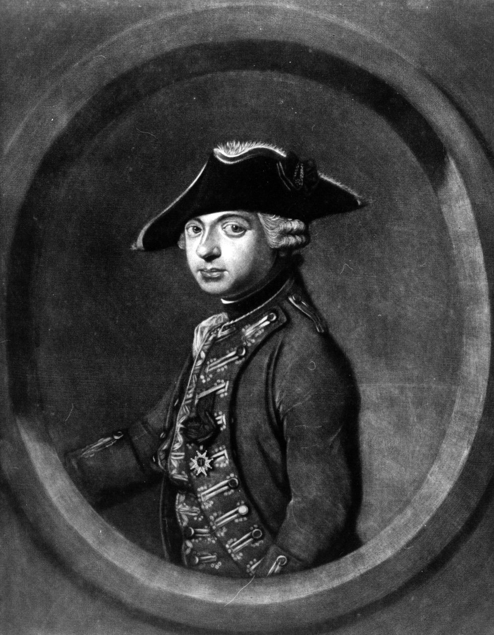 Eon骑士，1765（mezzotint） 作者 弗朗索瓦·维斯普雷