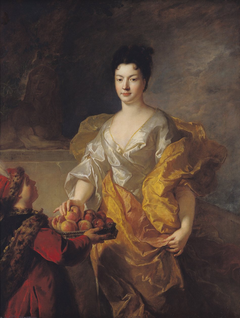 1714年，La Force公爵夫人Anne-Marie de Bosmelet 作者 让·弗朗索瓦·德·特洛伊