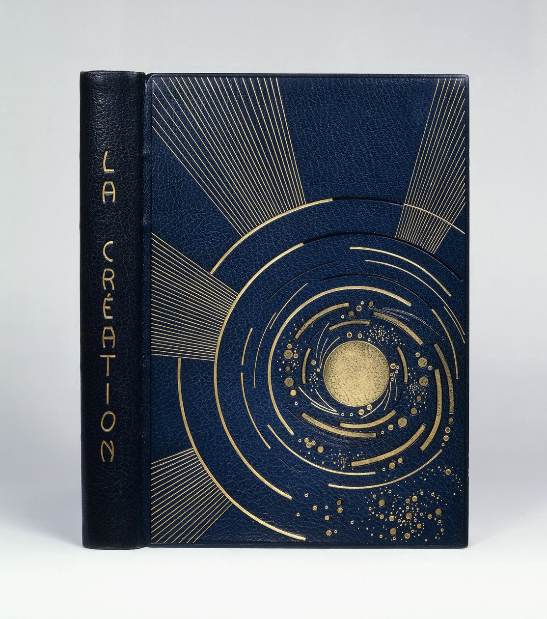 约瑟夫·查尔斯·马德鲁斯（Joseph-Charles Mardrus）的《创世记》（La Creation）的书封面 作者 弗朗索瓦·路易斯（后）铁匠