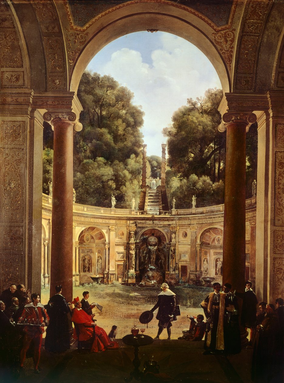 红衣主教 Pietro Aldobrandini 接见 Domenichino 作者 弗朗索瓦·马吕斯·格拉内