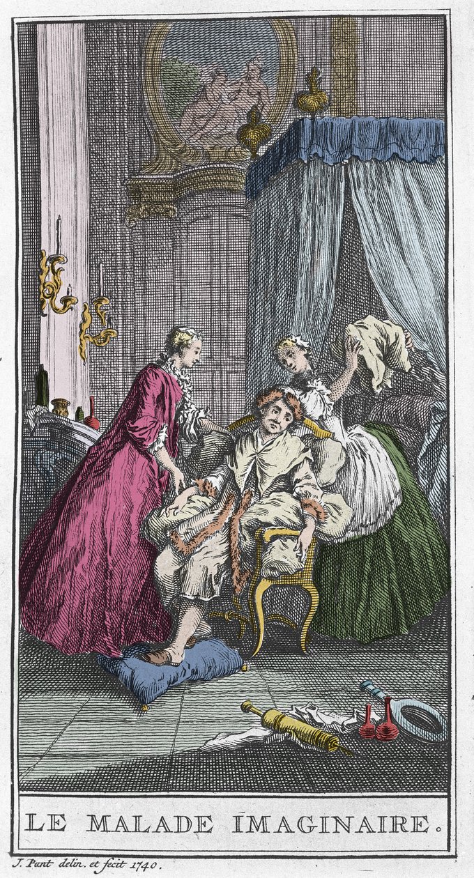 想象中的病人。Jean Baptiste Poquelin dit Moliere（1622-1673）的戏剧作品。T. de Mare d