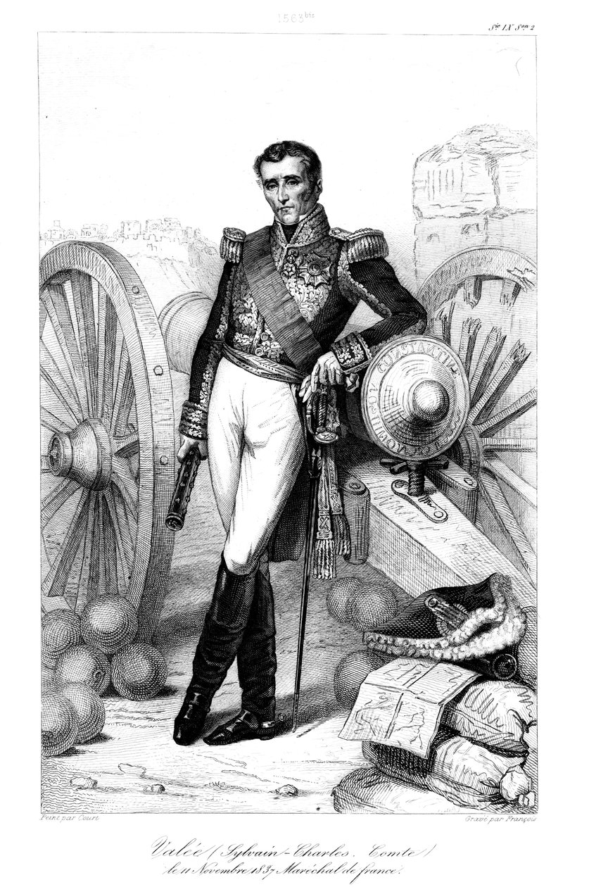 西尔万-查尔斯-瓦莱1773-1840，法国元帅，1839年。 作者 弗朗索瓦