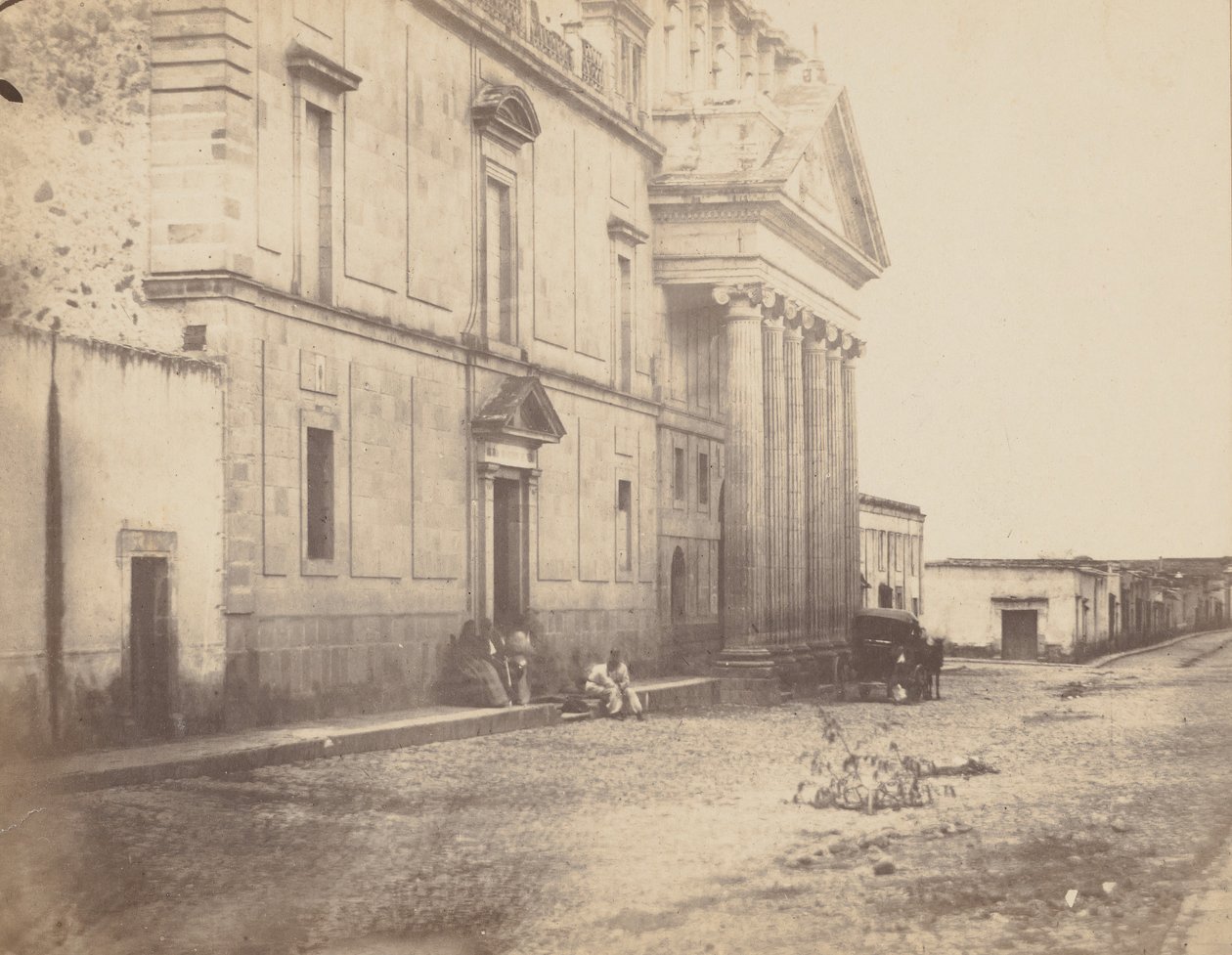[拉克鲁斯的修道院]，1867年。 作者 弗朗索瓦·奥伯特