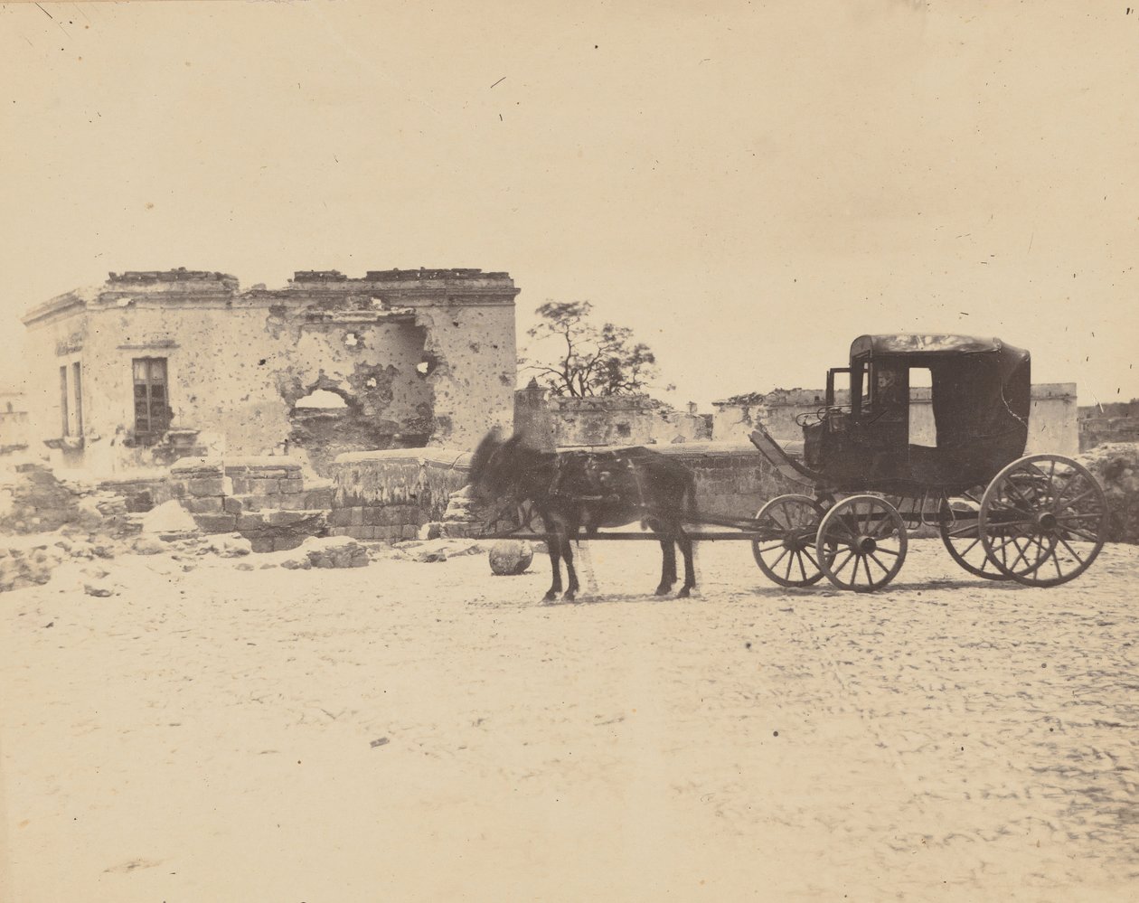 [马克西米利安皇帝的死亡马车]，1867年。 作者 弗朗索瓦·奥伯特