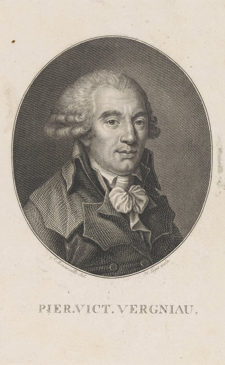 Pierre Victurnien Vergniaud 1753-1793，c。 1800。 作者 弗朗索瓦·邦纳维尔