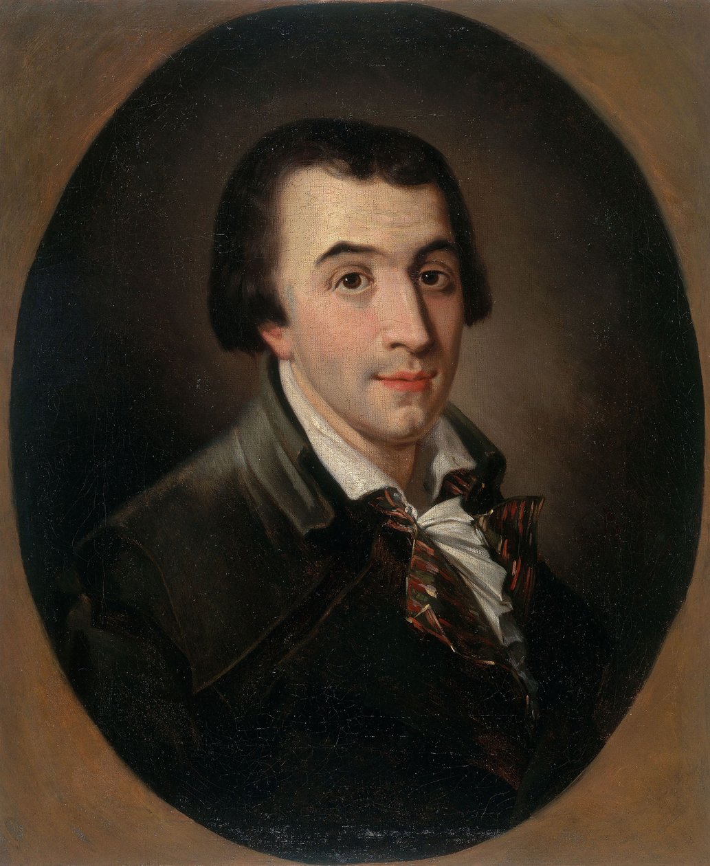 Jacques-Pierre Brissot de Warville的肖像，1754-1793，约1790。 作者 弗朗索瓦·邦纳维尔